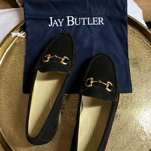 Jay Butler Mens Dark Brown Suede Bit loafer size 7. New! Never been worn.
